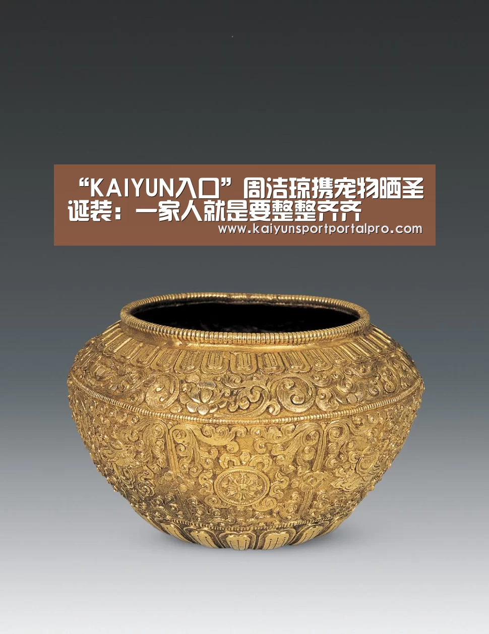 “KAIYUN入口”周洁琼携宠物晒圣诞装:一家人就是要整整齐齐(图2) 开云体育首页